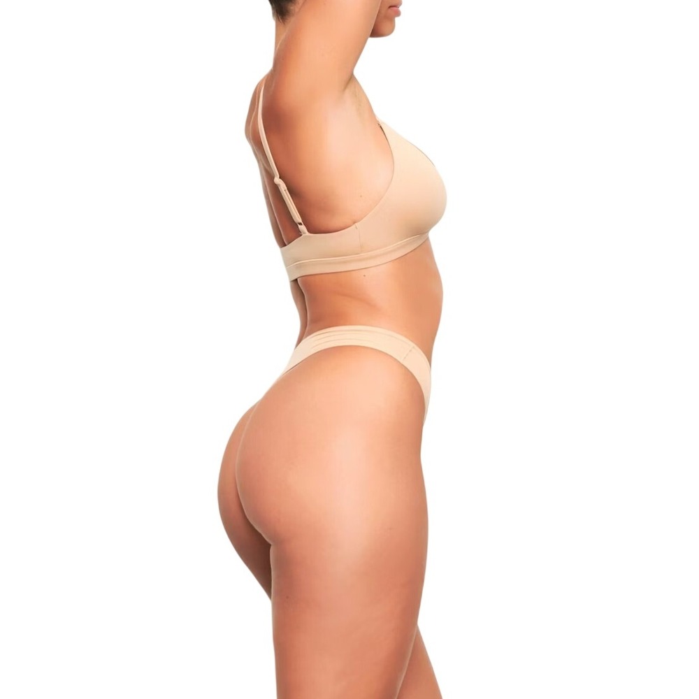 Skims Fits Everybody Triangle Bralette Clay Beige Small BR-TRI-2024 - Picture 3 of 4